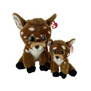 Ty Beanie Boos Buckley Deer Plush 9&6‎ Inch Brown Stuffed Animal Toy NWT